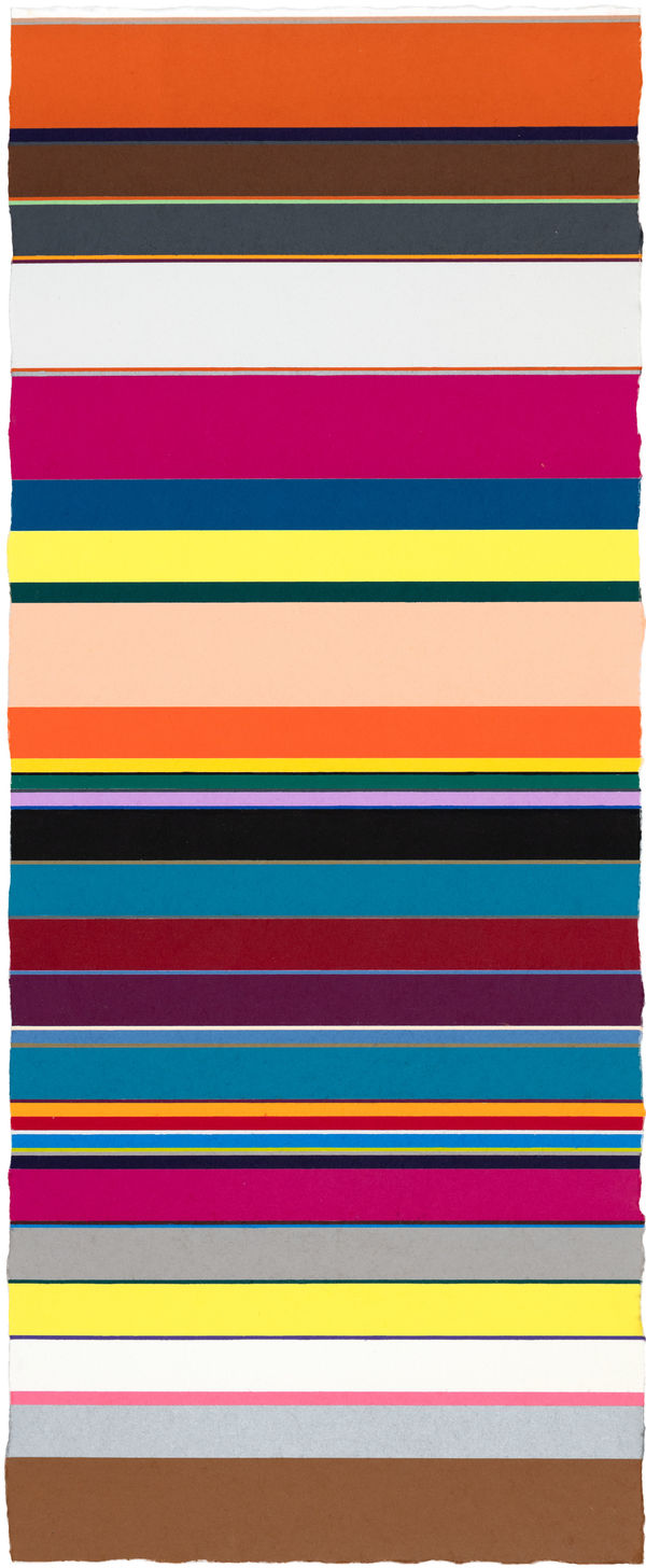 Polly Apfelbaum, Stripe for Stripe 17, 2024