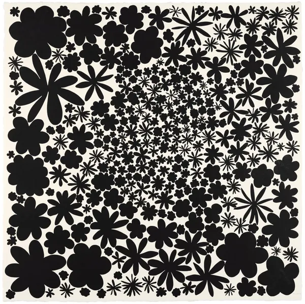 Polly Apfelbaum Lover's Leap Black Print Edition