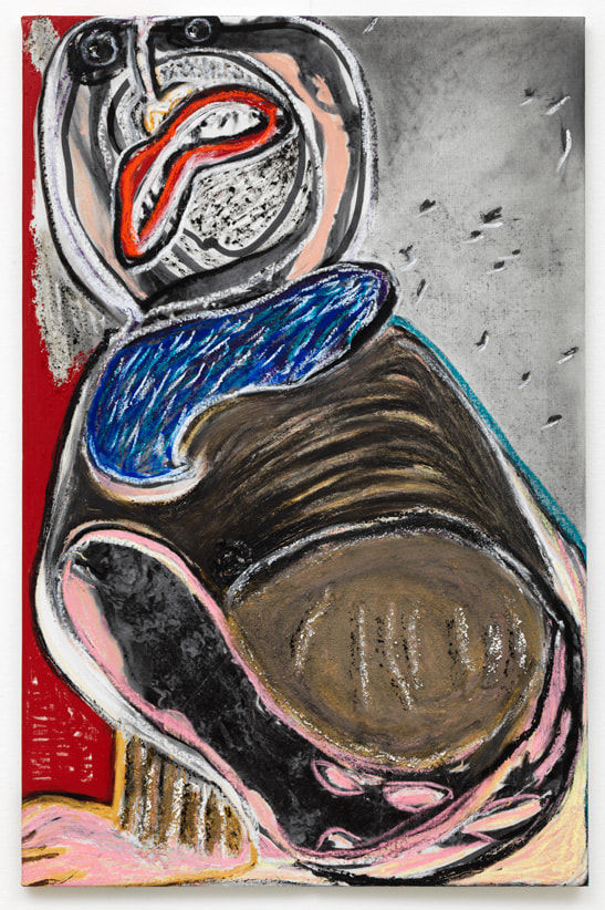 Jacqueline de Jong, Red Pontiac with Creepy Toes, 2017