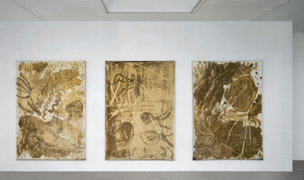 David Roth, Mud Paintings (Le Pré de L‘Orme), 2022 - 2023