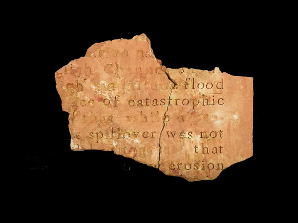 Lennart Lahuis, MURMUR (#43/ Magnitude flood of catastrophic spillover suggests erosion), 2018-2024