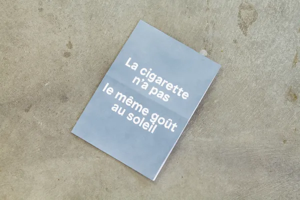 Alexandre Lavet, La cigarette n'a pas le même goût au soleil, 2016