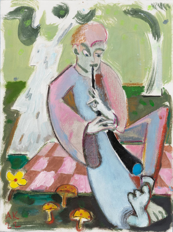 安通庫恩斯特 Antone Könst, Six Paper Paintings, 2022