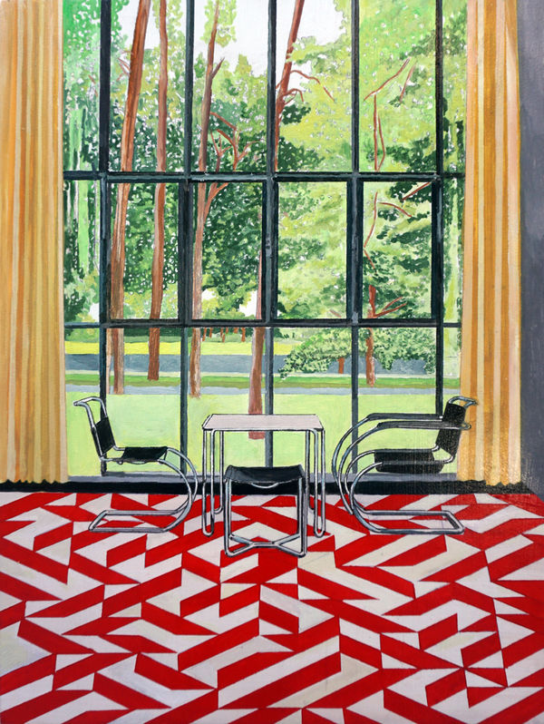 Eamon O'Kane, Meisterhaus Kandinsky/Klee with Anni Albers Carpet, 2019