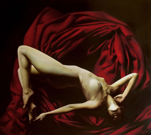 Alexey Golovin Sibylla Oil on canvas 125 x 140 cm 49 1/4 x 55 1/8 in