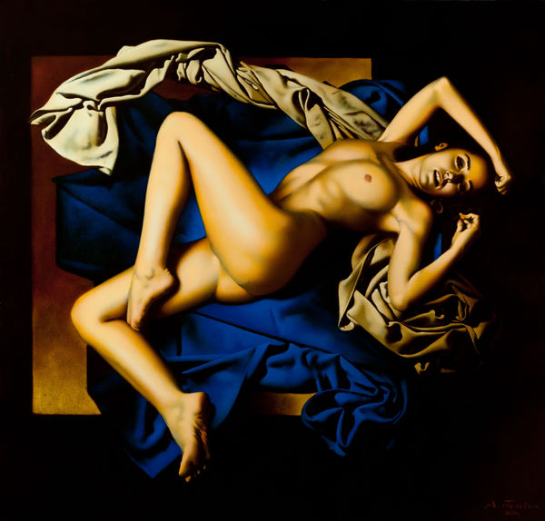 Alexey Golovin Gratia Oil on canvas 110 x 105 cm 43 1/4 x 41 3/8 in