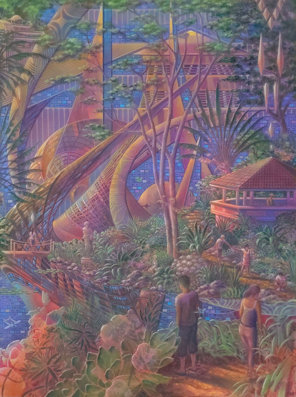 Caio Locke Still Waters Acrylic on canvas 121.5 x 91 cm 47 7/8 x 35 7/8 in