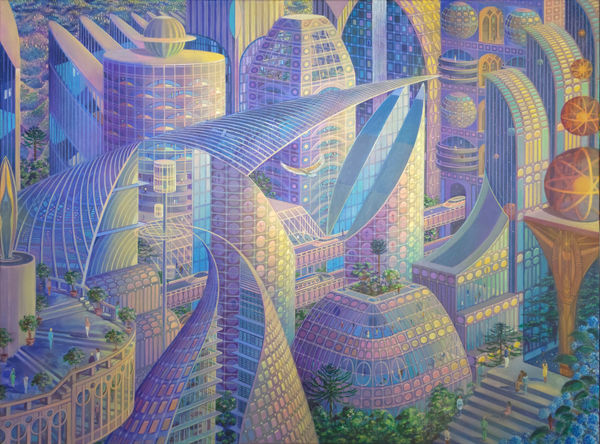 Caio Locke Circadia Acrylic on canvas 91 x 121.5 cm 47 7/8 x 35 7/8 in