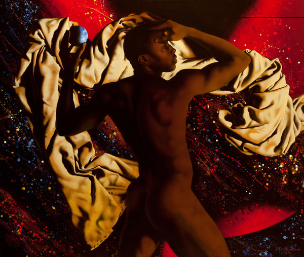 Alexey Golovin Day Oil on canvas 110 x 130 cm 43 1/4 x 51 1/8 in