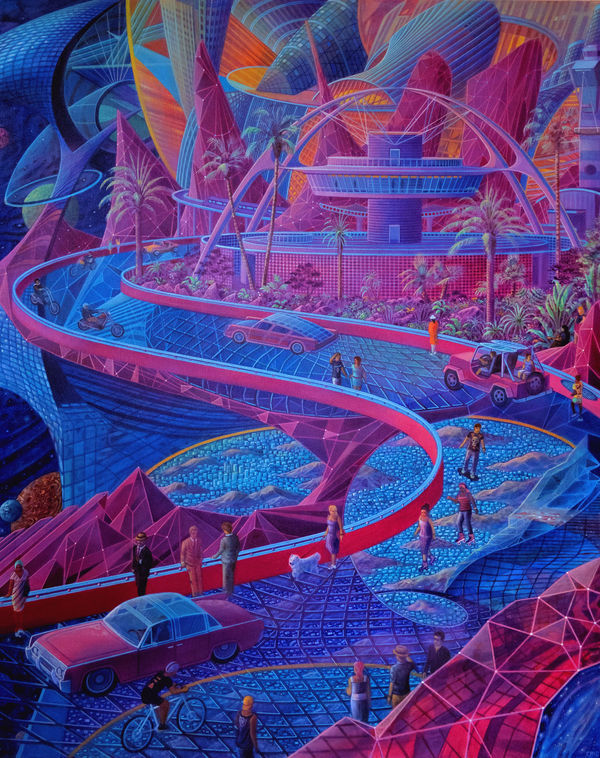 Caio Locke Air Space Acrylic on canvas 150 x 120 cm 59 x 47 1/4 in