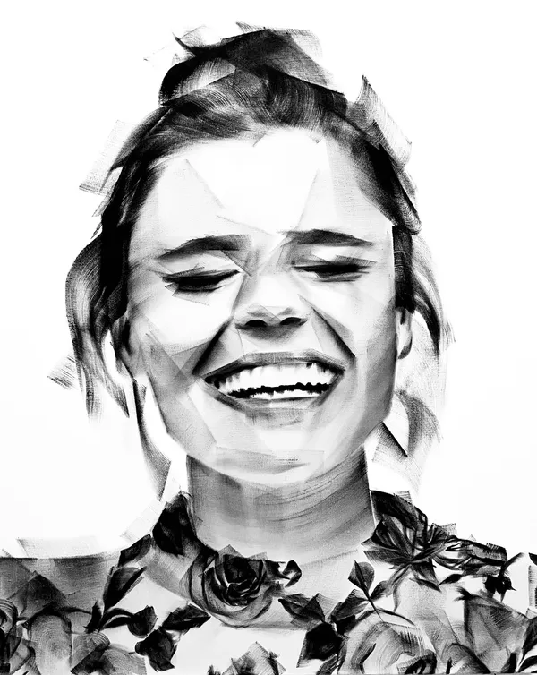 Marion Cadet Effervescente Oil on canvas 100 x 81 cm 39 3/8 x 31 7/8 in