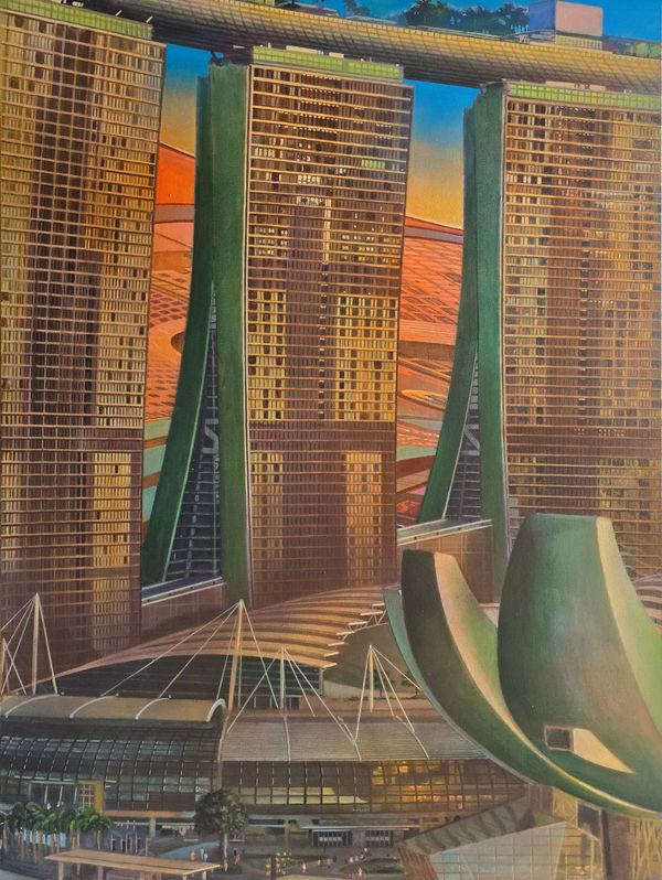 Caio Locke The Sands Acrylic on canvas 101.5 x 76 cm 40 x 29 7/8 in