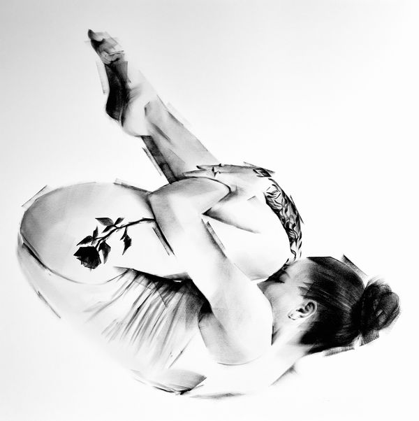 Marion Cadet Essence Oil on canvas 120 x 120 cm 47 1/4 x 47 1/4 in