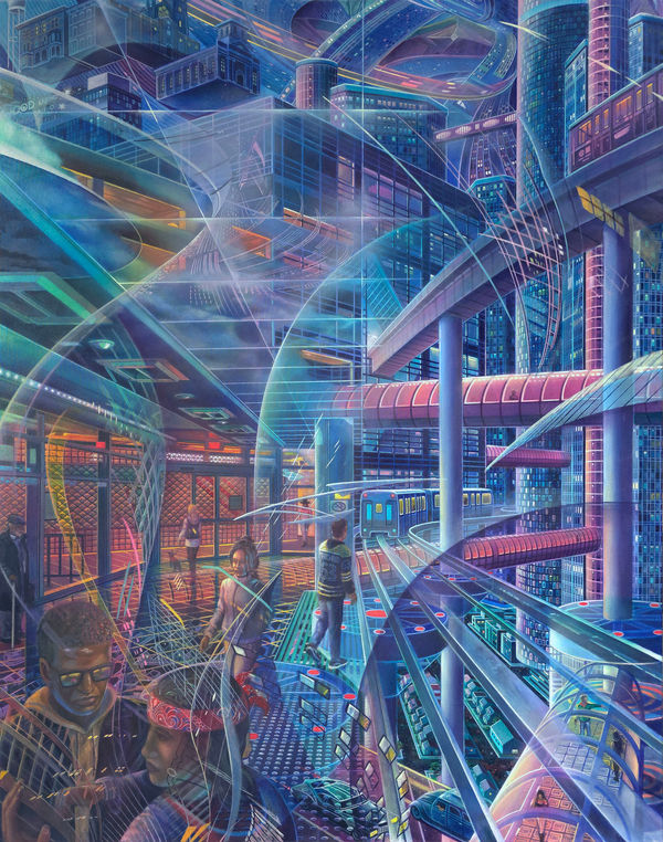 Caio Locke Ten to Midnight Acrylic on canvas 150 x 120 cm 59 x 47 1/4 in