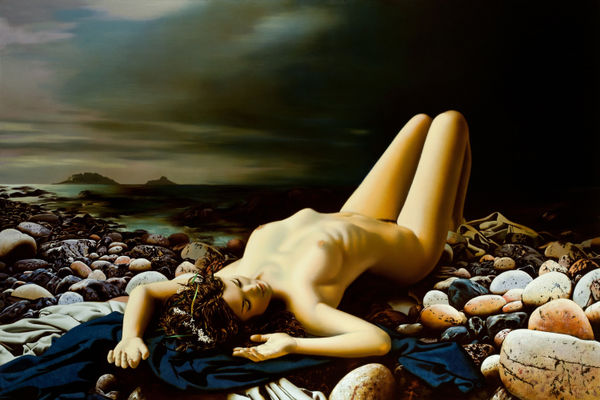 Alexey Golovin The Birth of Venus II Oil on canvas 115 x 170 cm 45 1/4 x 66 7/8 in