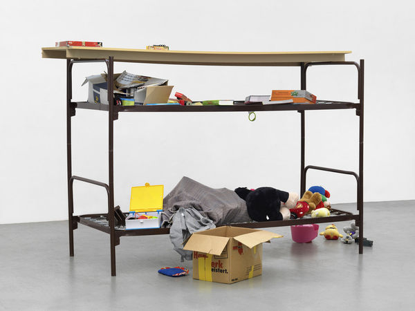 Thomas Rentmeister, Elbisbach double decker cot, 2018