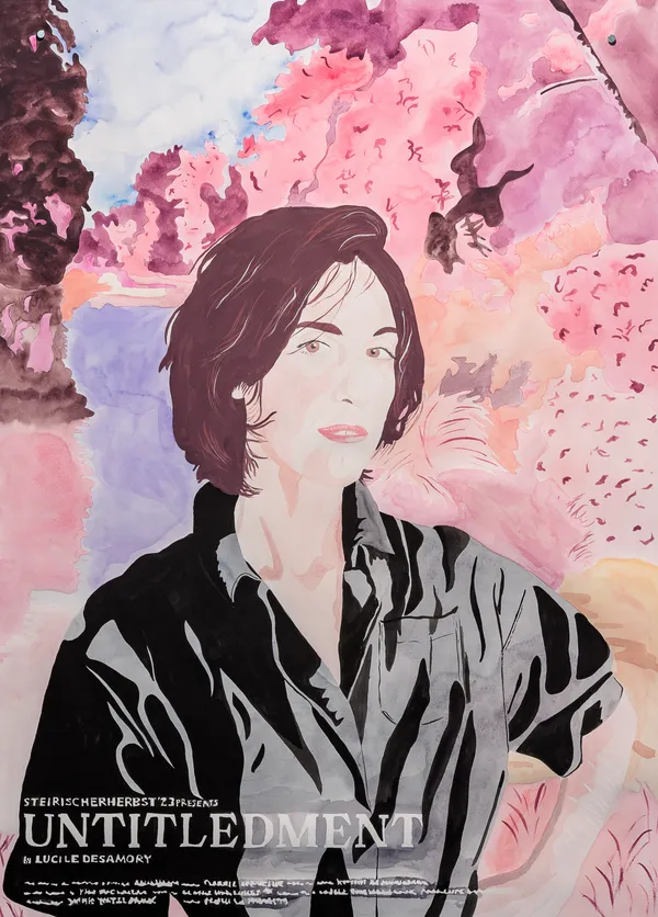 Lucile Desamory, Film poster Untitledment, 2023