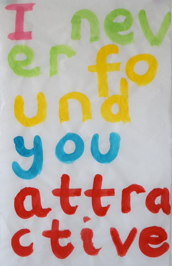 Maria Pask, I never found you attractive, 2020