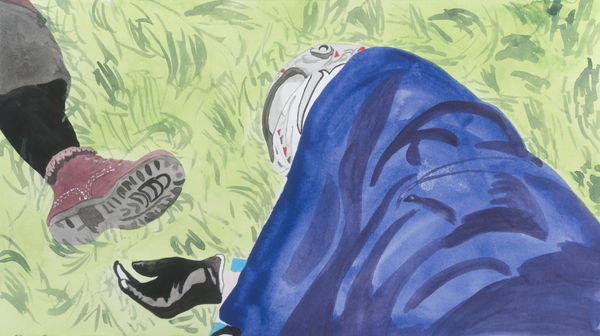 Lucile Desamory, en mysterieuze mist, een luguber bos, 2024