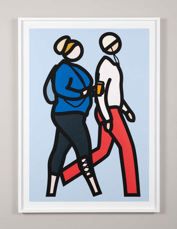 Julian Opie, New York Couples 8, 2019