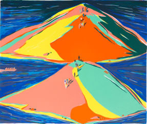 Jules de Balincourt, Merging Islands, 2016