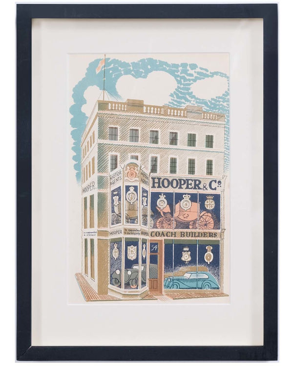 Eric Ravilious, Coach Builder - Hooper & Co, 1938