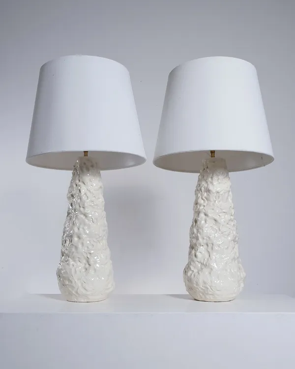 Ditte Blohm, Pair of Large Lamps
