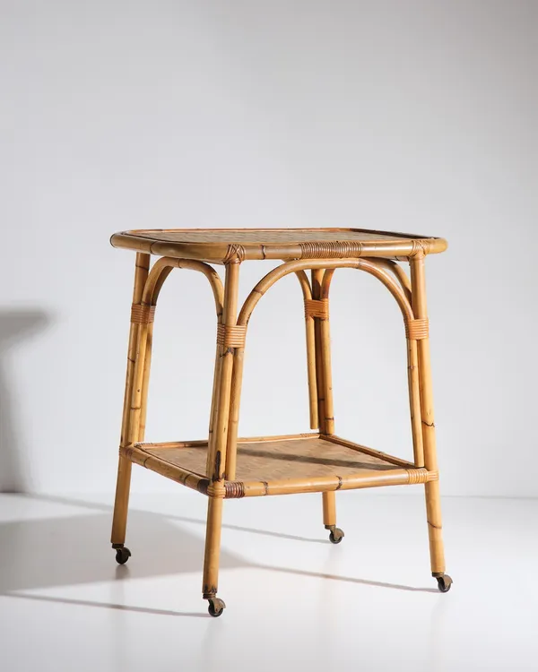 Italian, Side table on wheels