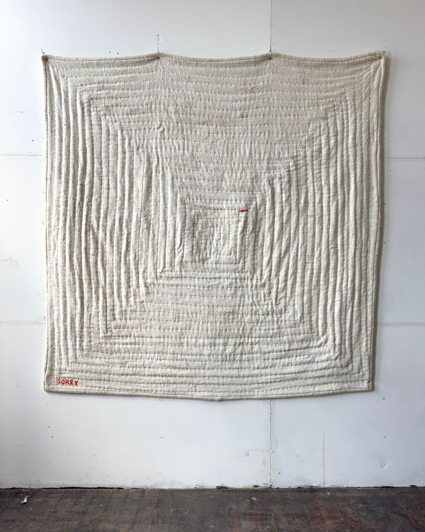 Wondering People, Bec Kirby, 'Sorry' Quilt, 2024