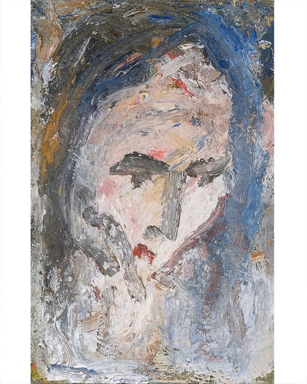 Richard Cook The Head of Linda 2022 Oil on canvas H51 x W33 cm (Unframed Artwork)
