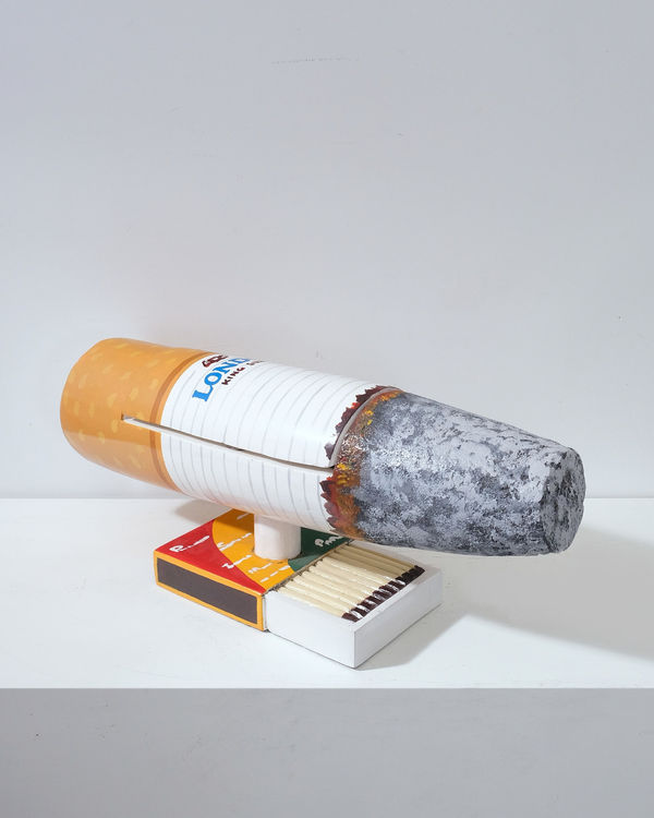 Paa Joe, Cigarette Box Sculpture Maquette