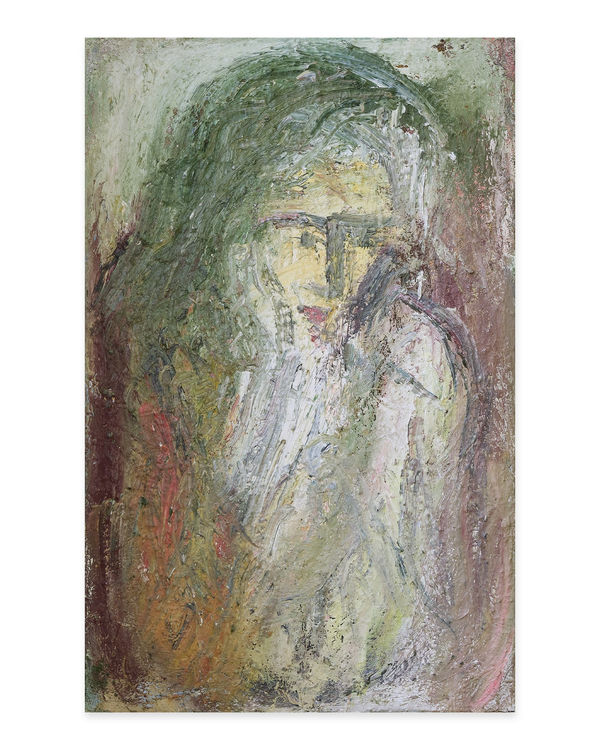 Richard Cook Portrait of Linda Oil on canvas H102 x W65 cm (unframed artwork)