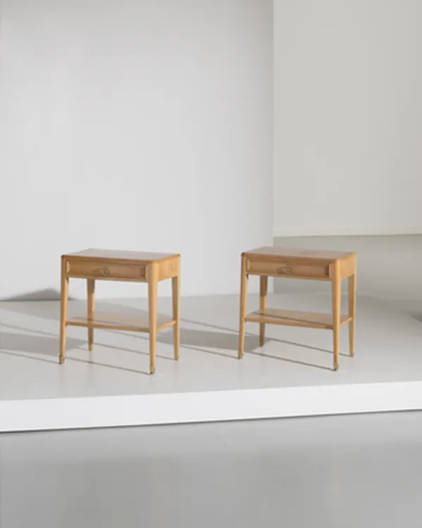 Italian, Pair of bedside tables
