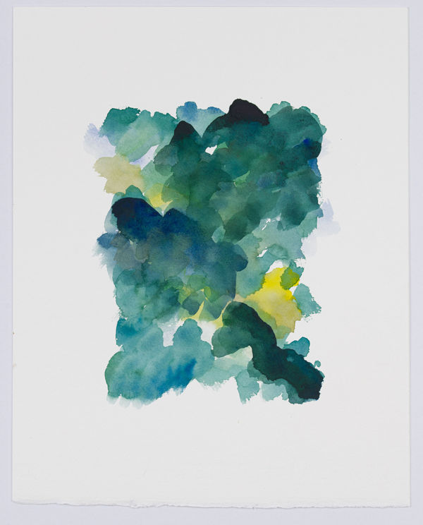 Richard Gruetter Seychelles V, 2019 watercolor on paper 14 x 11" paper 17.5 x 14.5" framed