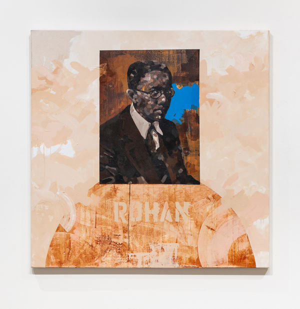 Jeremy Okai Davis Rohan (Allan Rohan Crite), 2024 acrylic on canvas 48 x 48"