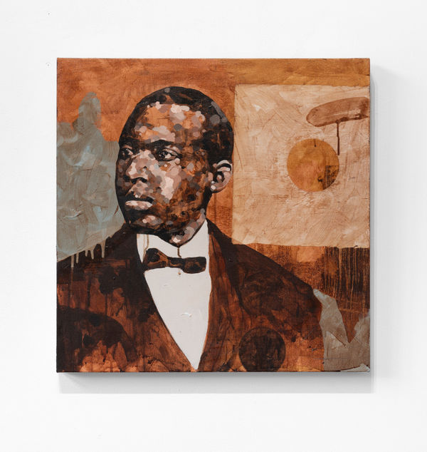 Jeremy Okai Davis Rabbit's Foot (Pat Chappelle), 2024 acrylic on canvas wrapped panel 24 x 24"