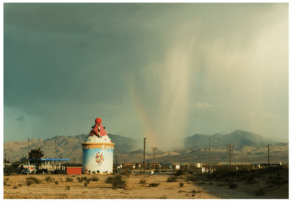 Ray Anthony Barrett I-15, Yermo, CA, Eddie World, 2025 pigment print 21.5 x 31.25" image 25.5 x 35.25" paper