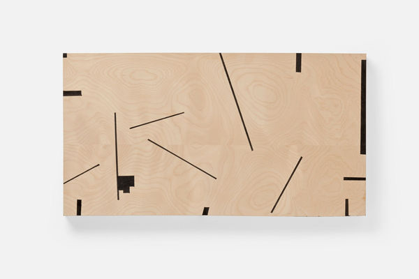 Judy Cooke Corner, 2012 oil and wax on wood 14.75 x 27.5 x 2"