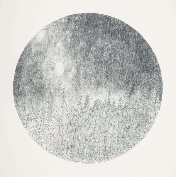 Russell Crotty Four Seasons in our Galaxy, 2004 inkjet pigment and screenprint on paper 20 x 20" paper 23.25 x 23.25" framed