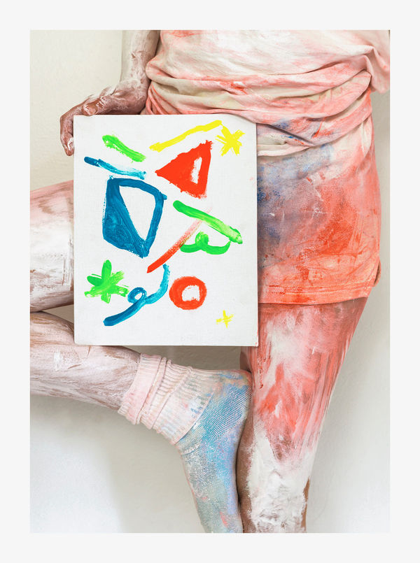 Lee Materazzi, Mia's Painting / Lee's Leg (Edition 1), 2021