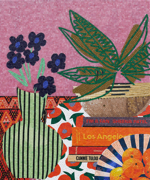 Mary Finlayson, Violets and Oranges, 2023