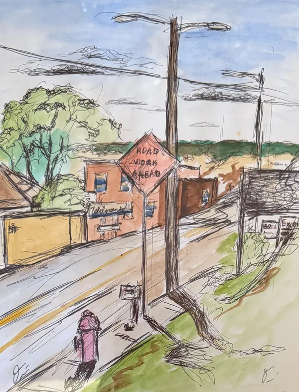 Omari Booker, Road Work Ahead, 2025