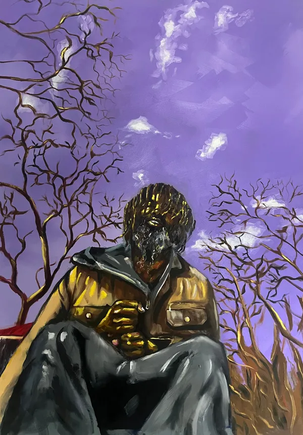 Omari Booker, Purple Sky, 2025