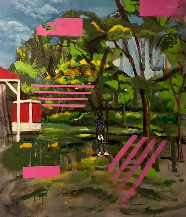 Omari Booker, Dwelling on the Present, 2025