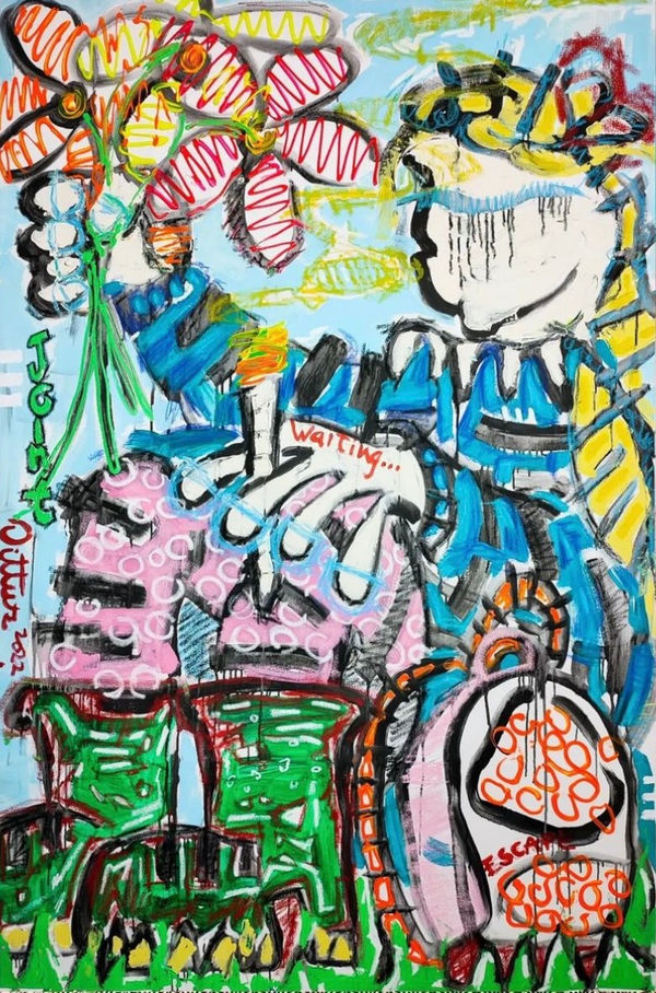 Christian Dittus, Here I'm waiting for spring..., 2022