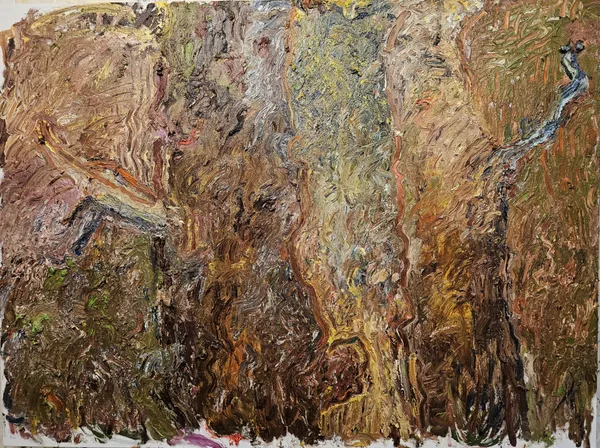 Tracey Jones Trunk 3 Oil on canvas 36 x 48 in 91.4 x 121.9 cm