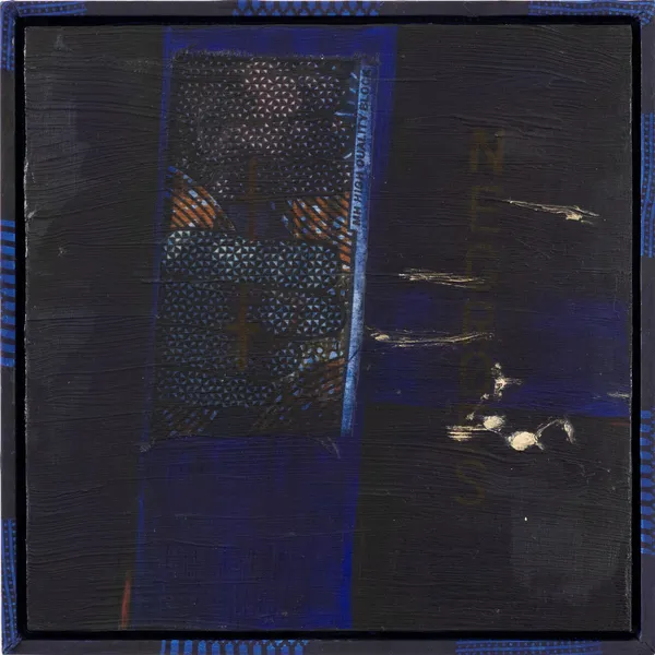 Billy Gérard Frank, Indigo: Entanglements. Fragment A (Diptych - 2 of 2)