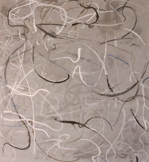 Michael Mulhern Solitaire 4, 2006 Aluminum & Oil on canvas 78 x 72 in 198.1 x 182.9 cm