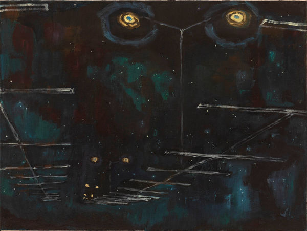 Nick Benfey Underneath a Parking Lot, 2022 Oil on Canvas 18 x 24 in 45.7 x 61 cm