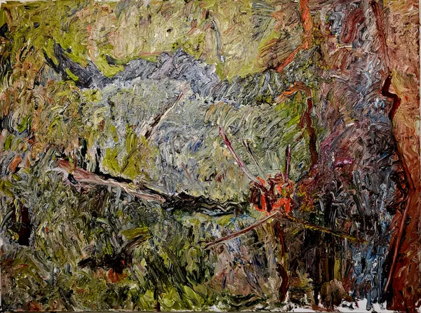 Tracey Jones Trunk 2 Oil on canvas 36 x 48 in 91.4 x 121.9 cm